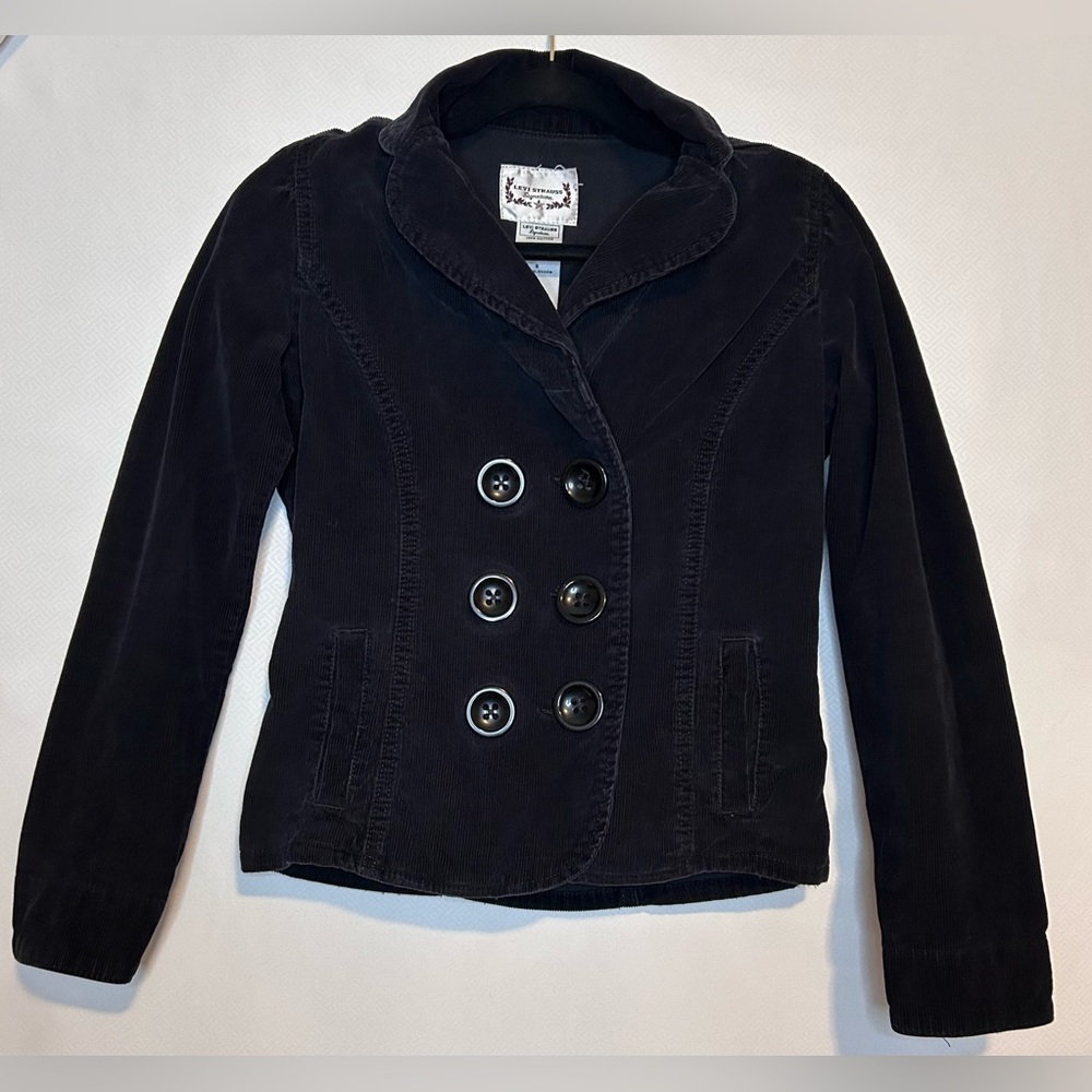 Signature by Levi Strauss Black Peacoat Tailored Fit